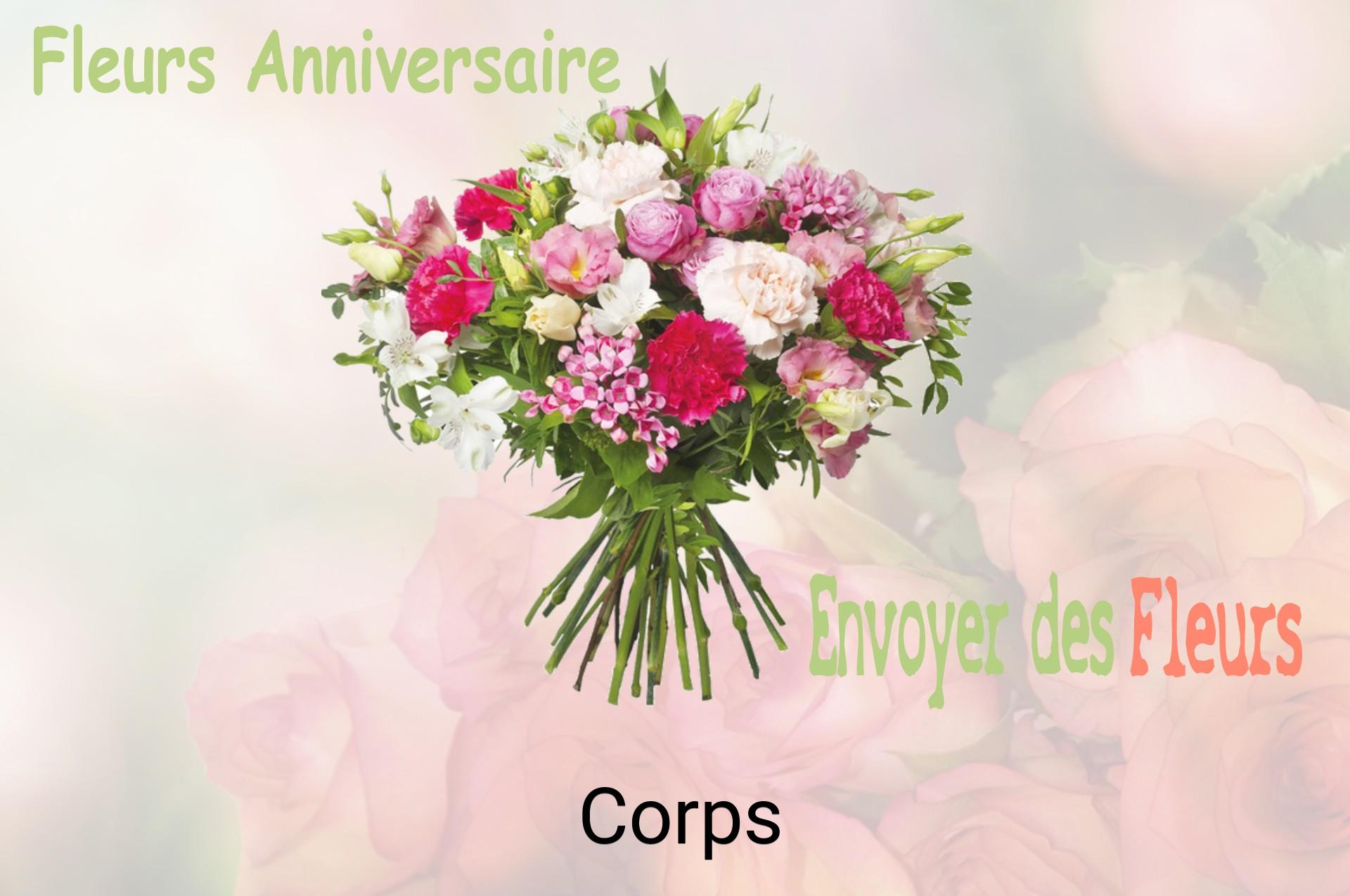Bouquet de fleurs d’anniversaire livré à Corps
